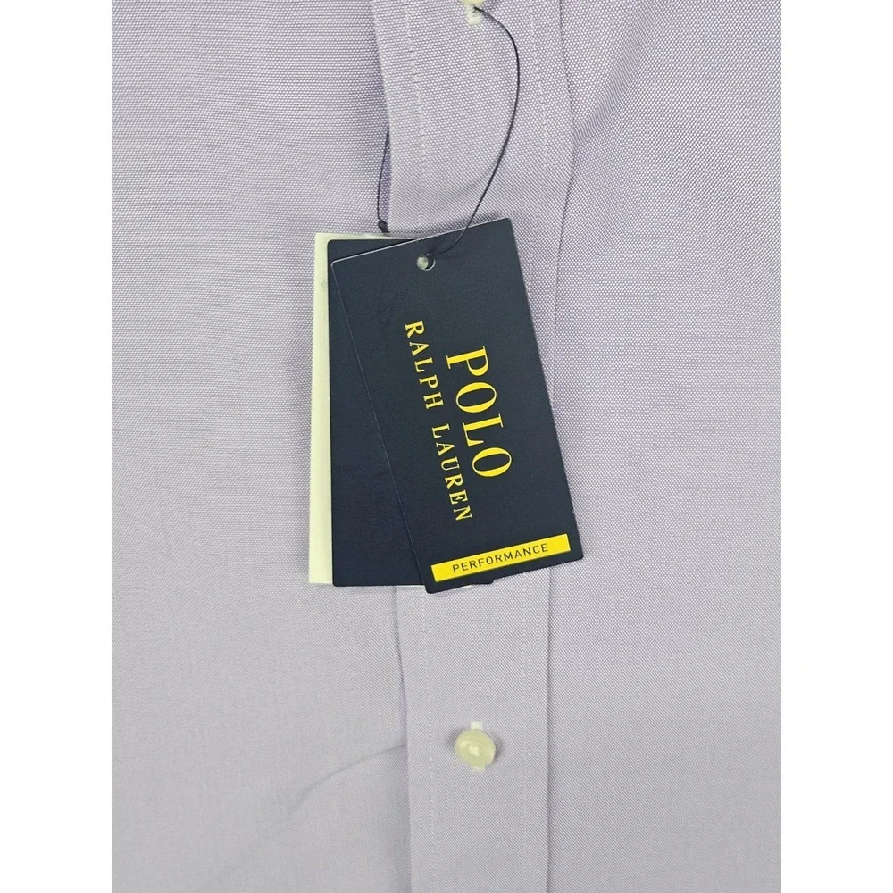 Polo Ralph Lauren Button Down Men's 4XLT Purple Performance Wicking NWT